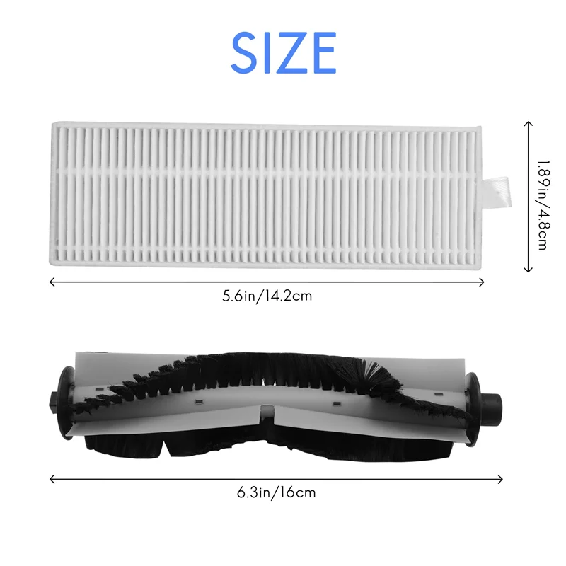 ABKR-Ilife A7 A9S V8 V8S X750 X800 X785 V80 Silvercrest SSR1 Ssra1 진공 로봇 청소기 용 교체 액세서리 키트