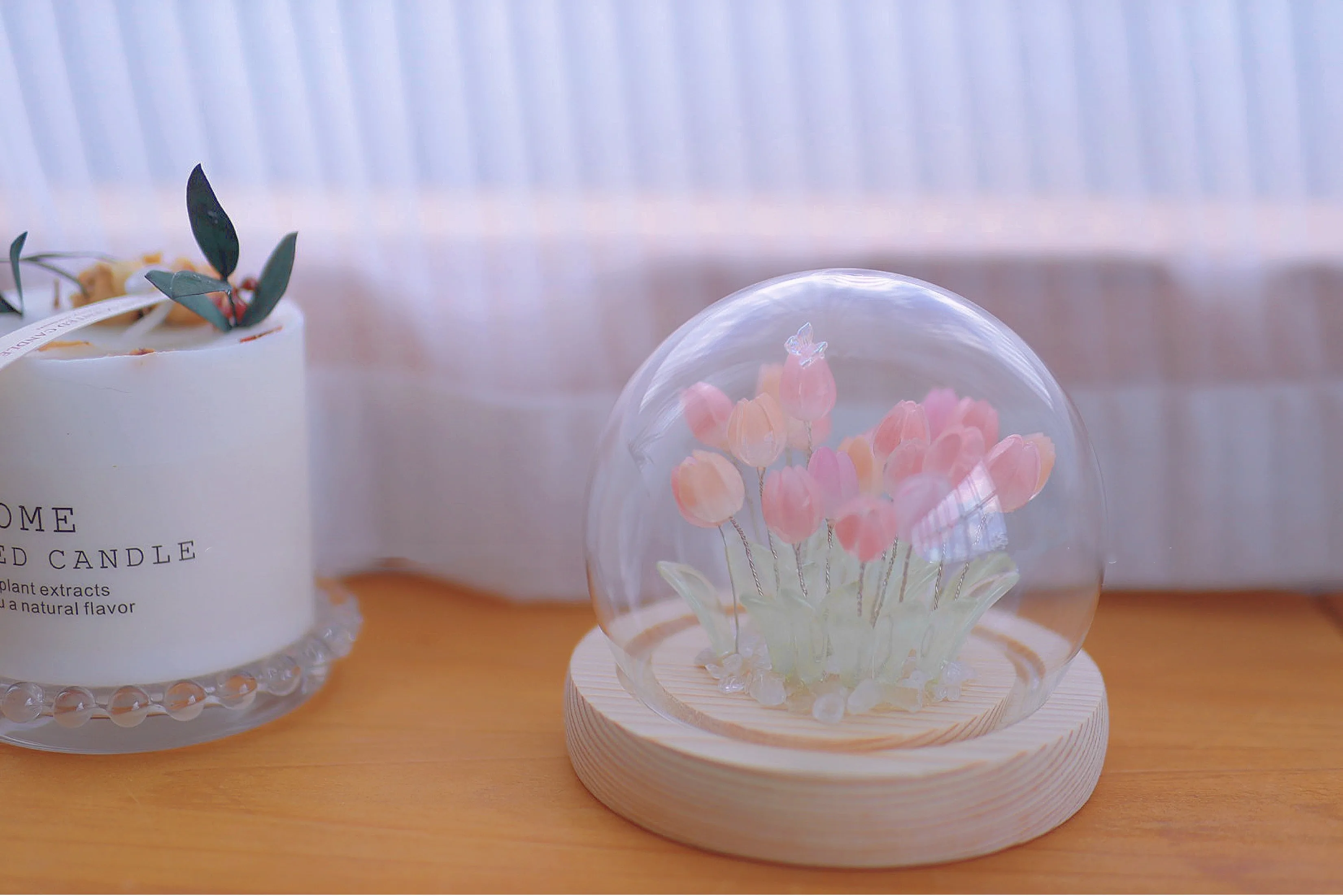 Led Room Decor Night Lights DIY lamp Tulip Flowers Mushroom Agaric Bedroom New Year Christmas Material nightlight Gift for Kids