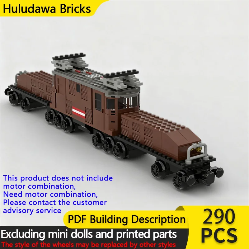 

Модель городской автомобиль MOC, строительные кирпичи, 12 В, крокодил, грузовой поезд, модульная технология, детские праздничные подарки, сборка игрушек, костюм