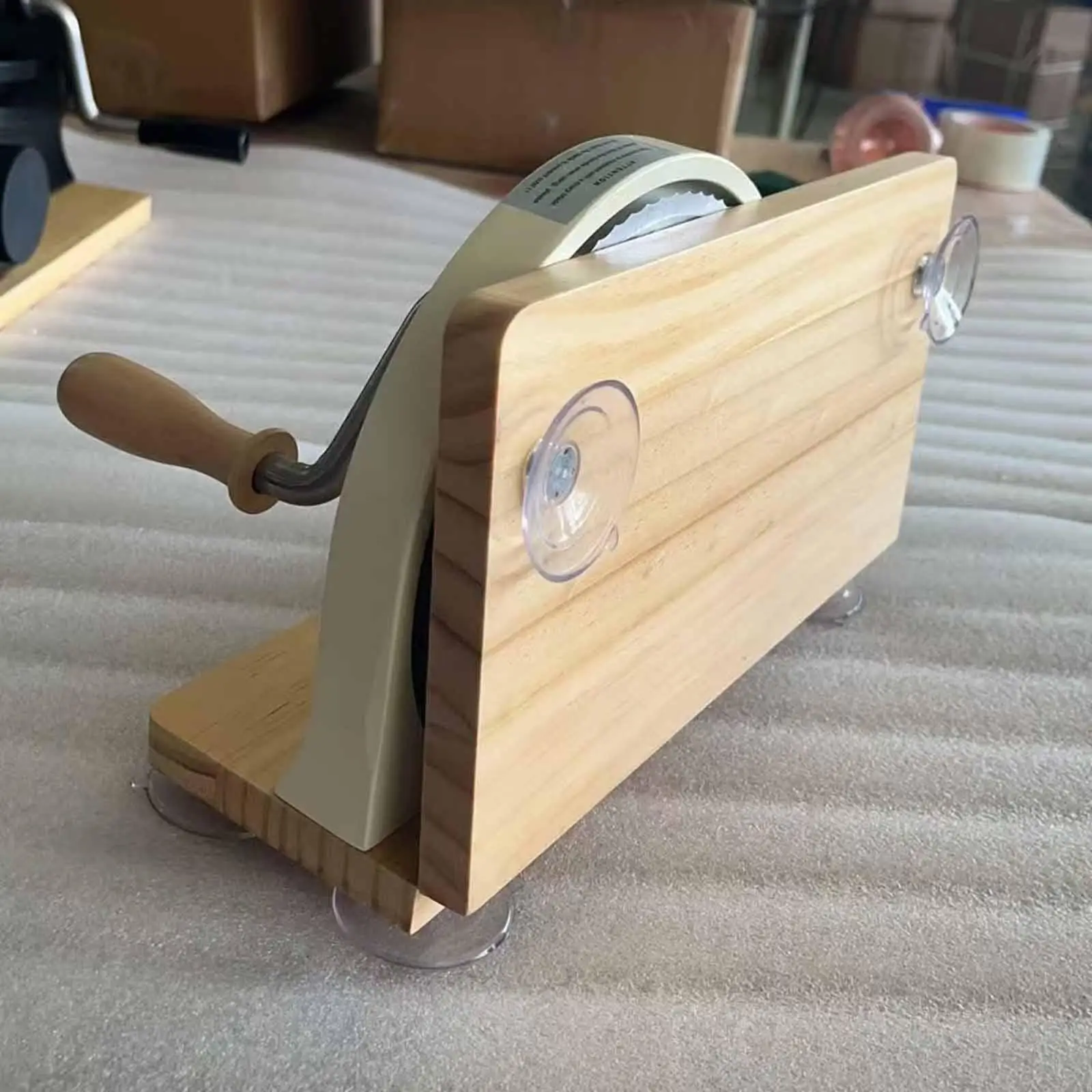 

Home Use Classic Manual Bread Slicer Adjustable Slicing Machine for Homemade Sourdough Kitchen Baking Enthusiasts
