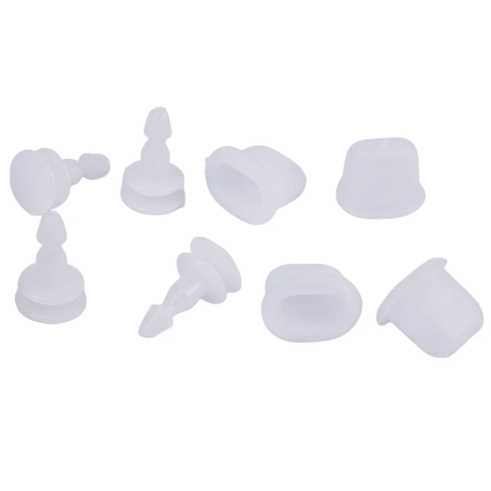 

New High Quality Wheel Fender Fastener Female Door Guard Nails Easy Installation Kit Replacement Set White Car Accessories