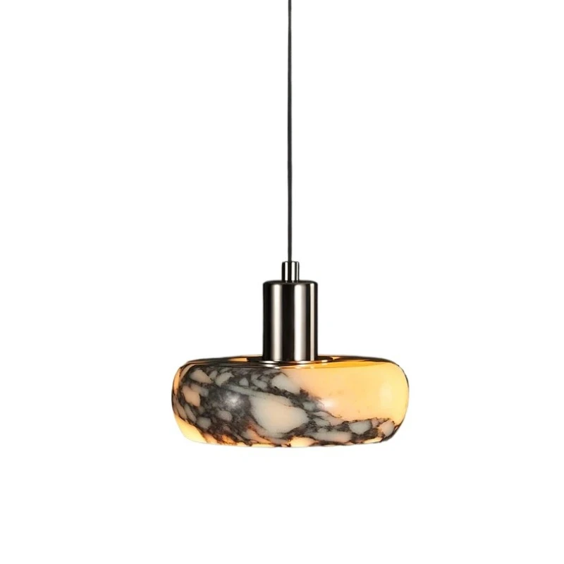 2026 New Italian Light Luxury Pendant Lamp, Minimalist Bedside Hanging Light for Bedroom & Entryway Home Decoration
