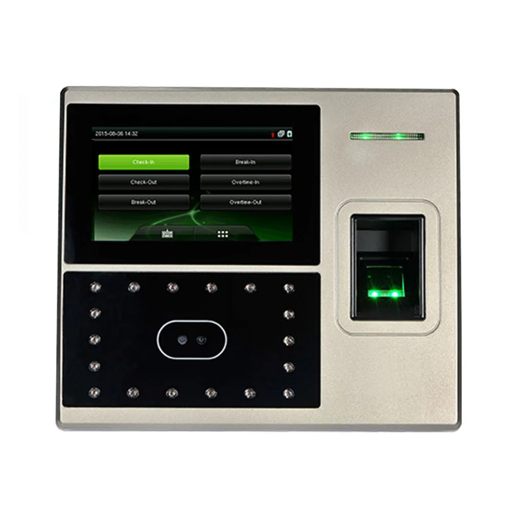 ZK uFace800 sistema Linux TCP/IP biometrico fingerpinta viso riconoscimento facciale sistema di rilevazione presenze registratore macchina per dipendenti