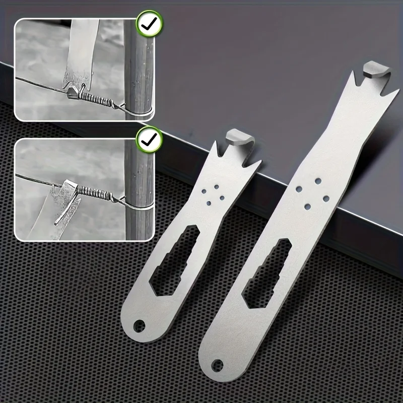 Wire Turning Tool for Fence Wire, Stainless Steel Cable Fixing Tensioner, Wire Turning Tool for Fence Wire with Hexagonal Holes