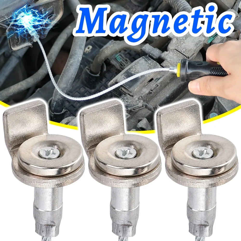 

Автомобильный ключ для сливной пробки масла, магнитный антигорячий съемник болтов, 36 см, гибкий стержень, нескользящая ручка, авторемонтная мастерская, ручной инструмент