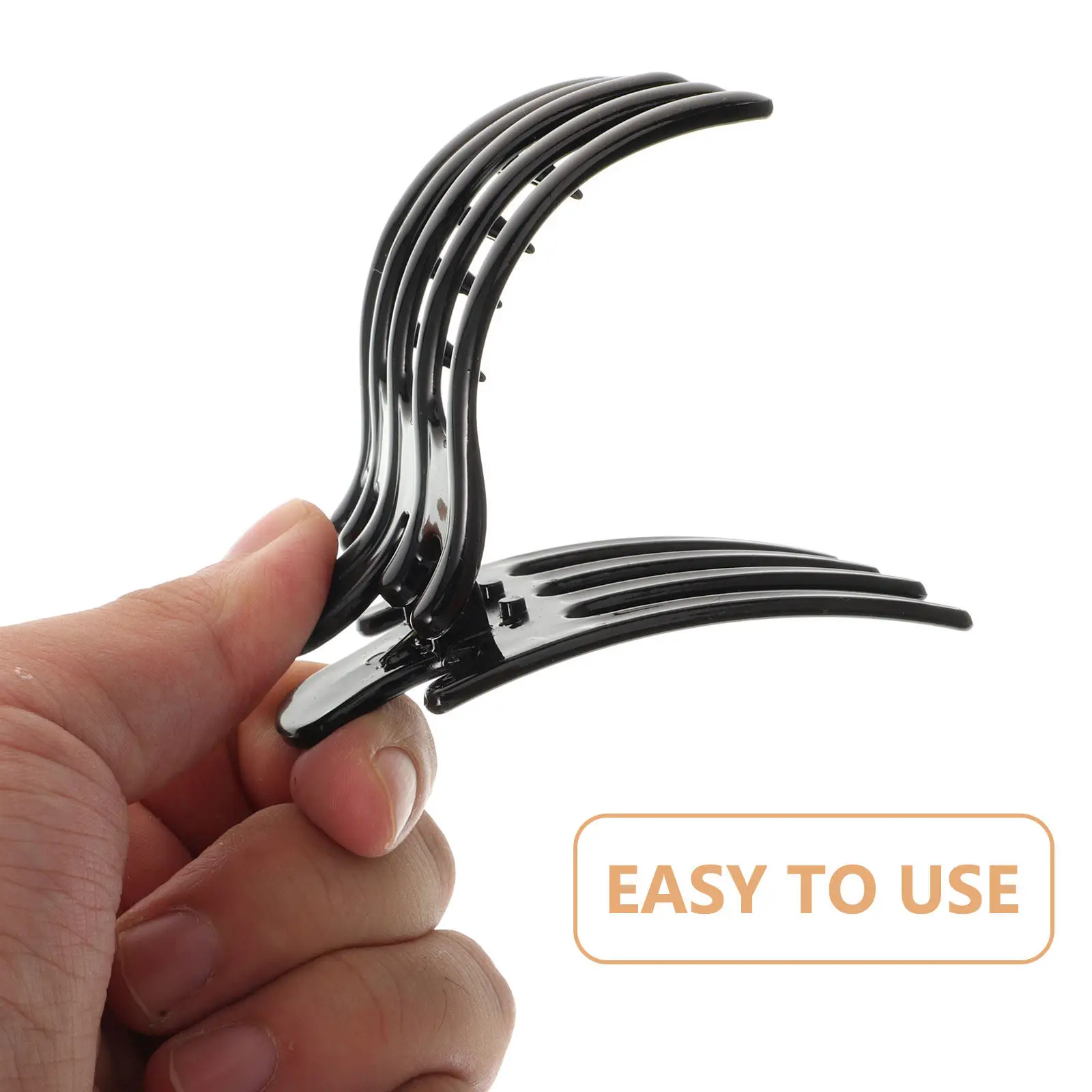 10Pcs Five-Tooth Hair Claw Clip Fashion Simple Design Comfortable Secure Hold All Hair Types Daily Work Outings Gift Idea Ladies