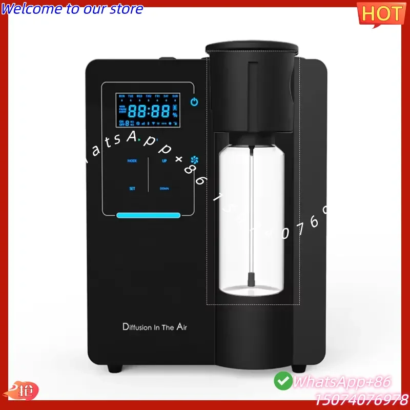 2026New 2025 Wall Mounted HVAC Electric Aroma Diffuser Machine Waterless Water Fan Essential Oil Scent Diffuser for Hotels