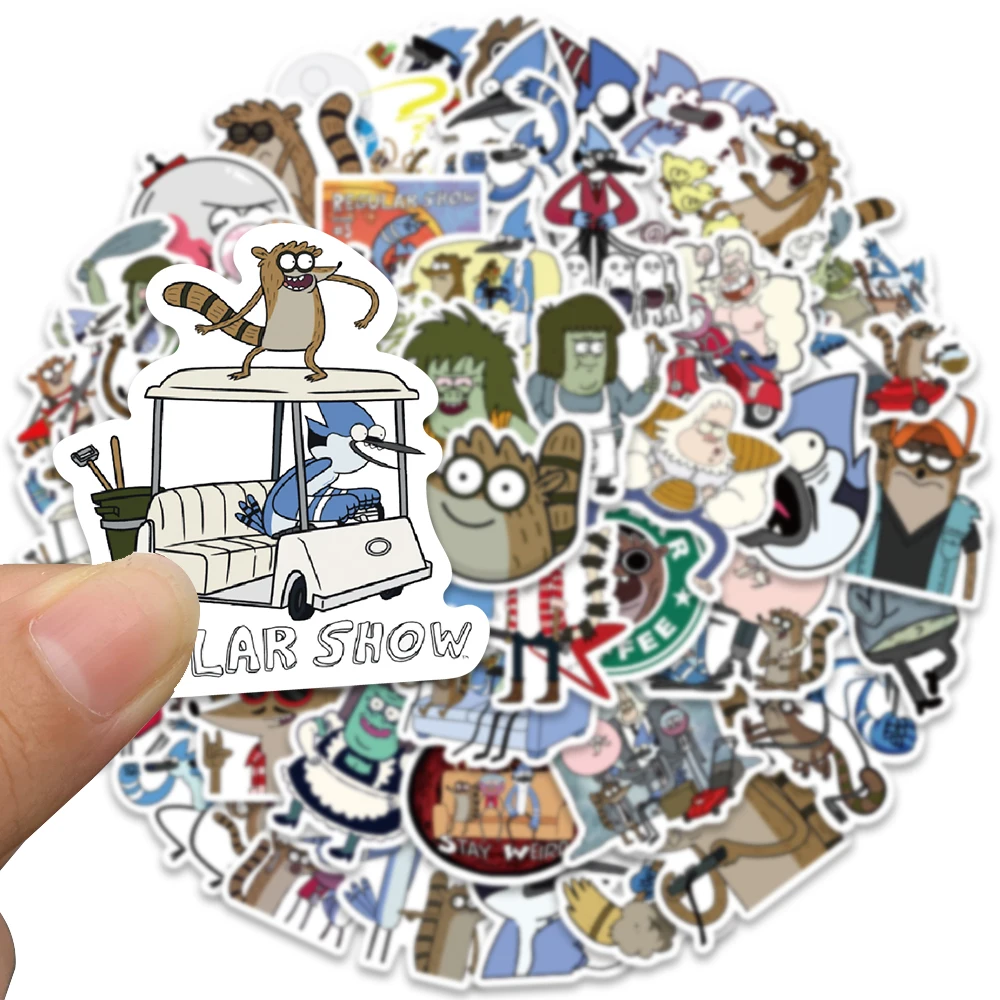 52pcs Funny Cartoon Characters Anime Stickers For Laptop Phone Guitar Luggage Diary Waterproof Graffiti Vinyl Decals