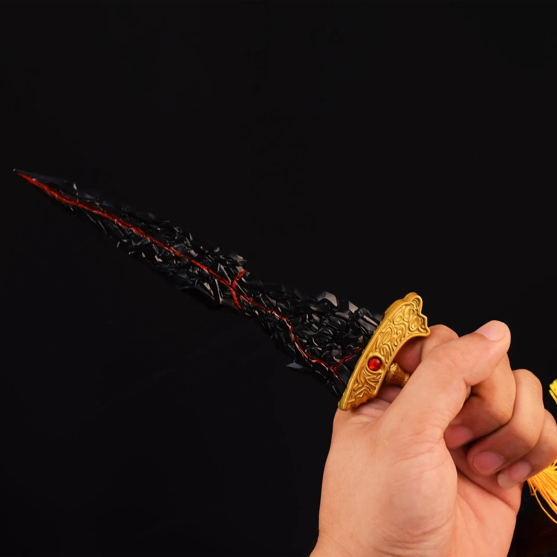 22cm Eldenn Game Peripherals Weapon Model Maliketh's Black Blade Toy Sword All Metal Ornament Model Gift Collect Children's Toys