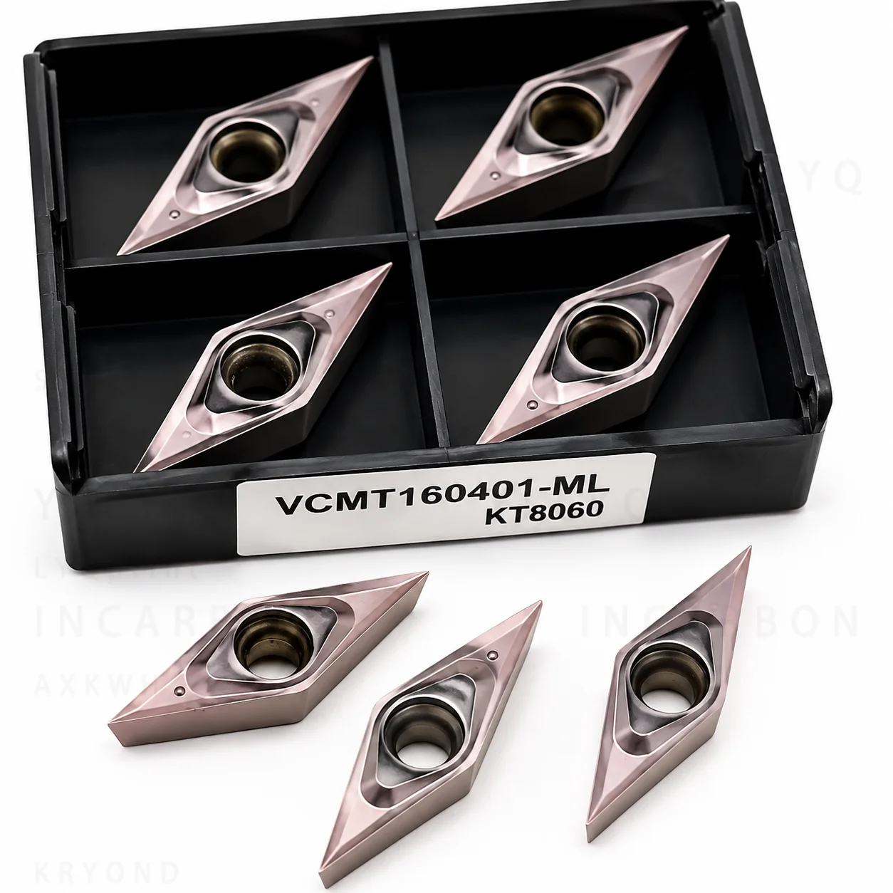 High efficiency machine tool VCMT160402 VCMT160404 VCMT160401 KT8060 CNC turning cutting tool High precision standard VCMT - view 6