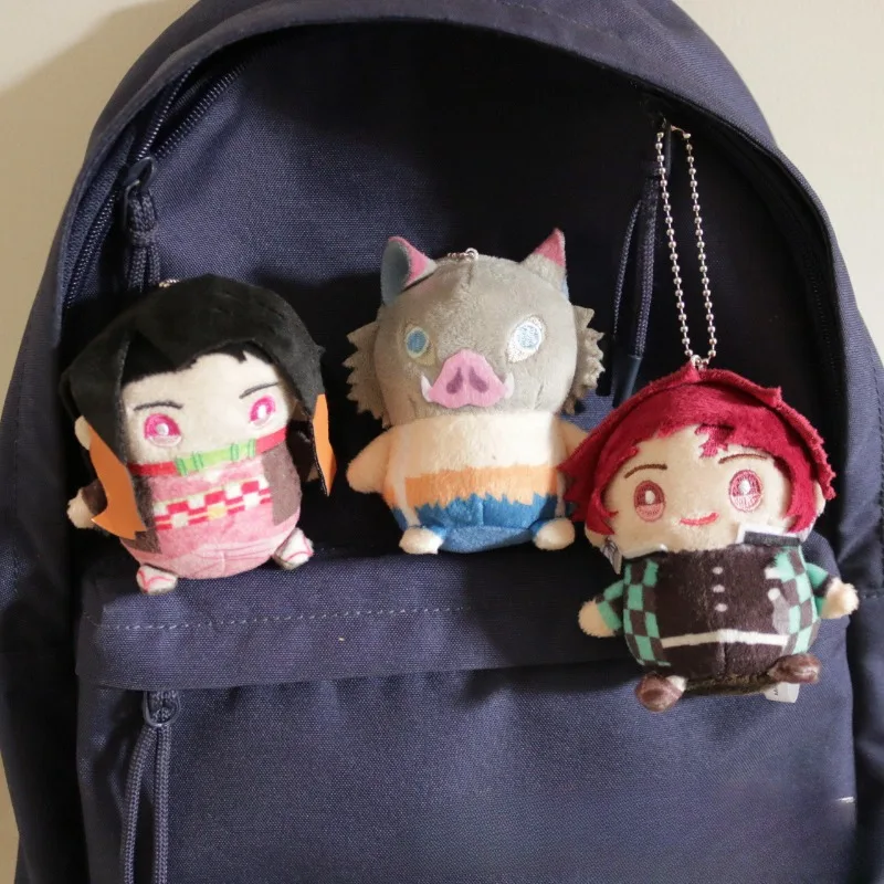 Брелок для ключей, агацума Zenitsu, демоубийца тоkitou Muichirou Hashibira Inosuke, агацума, периферийный милый подвесной рюкзак, товары Kawai