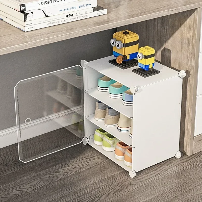 

Многофункциональный шкаф для хранения обуви, пылезащитная коробка для хранения обуви, предметы первой необходимости в общежитии колледжа, коробка-органайзер Meuble De Rangement