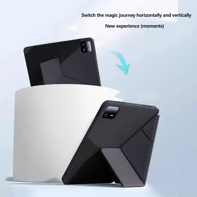 Y-พับขาตั้งซองหนังสําหรับXiaomi MiPad 7 6 Pro 5 11 11.2 กรณีRedmi Pad SE 11 10.6 8.7 12.1 ป้องกันเต็มรูปแบบ