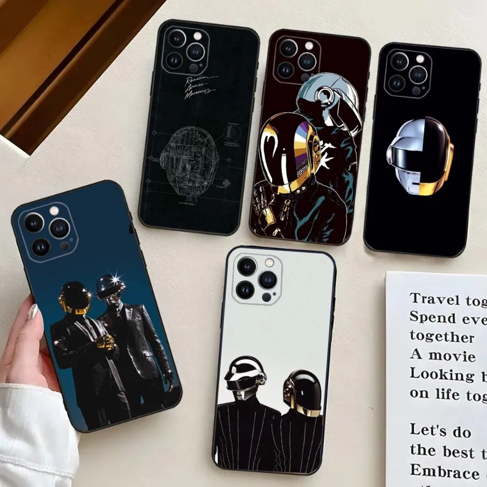 D-Daft Get Lucky Punk  Phone Case For iPhone 15,14,13,12,11,Plus,Pro Max,XS,X,XR,SE,Mini,8,7 Soft Silicone Cover