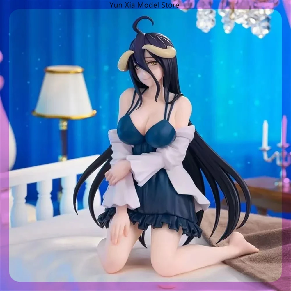 15cm Overlord Albedo Pozycja klęcząca Anime Dziewczyna Figurka Model Gk Statua Chłopcy Kolekcja Dekoracja Pulpitu Ozdoba Zabawki Prezenty