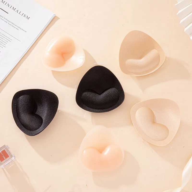 1 пара толстых губчатых подушечек для бюстгальтера для женщин, купальник, грудь, пуш-ап, увеличитель груди, съемные подушечки для бюстгальтера, вставки, чашки, аксессуары для бюстгальтера