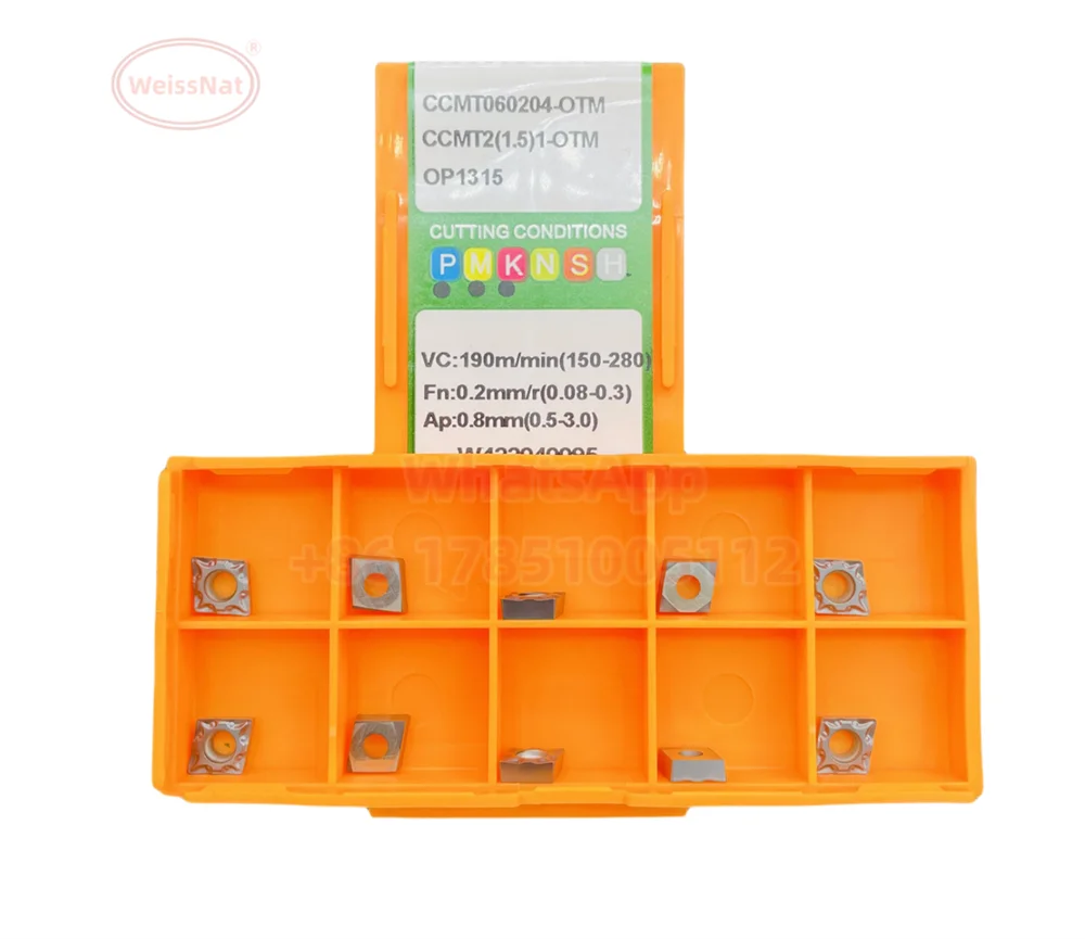 CCMT060204 CCMT060208 CCMT09T304 CCMT09T308 CCMT120404 CCMT120408-OTM OP1315 OP1215 OC3215 OC2125 Carbide Insert CCMT Inserts