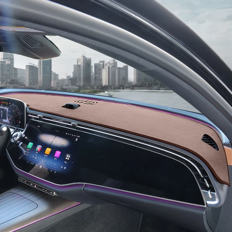 

DUTRIEUX For Mercedes Benz E Class W214 S214 24-25 Flannel Car Center Console Dashboard Light-Proof Mat Interior Car Accessories