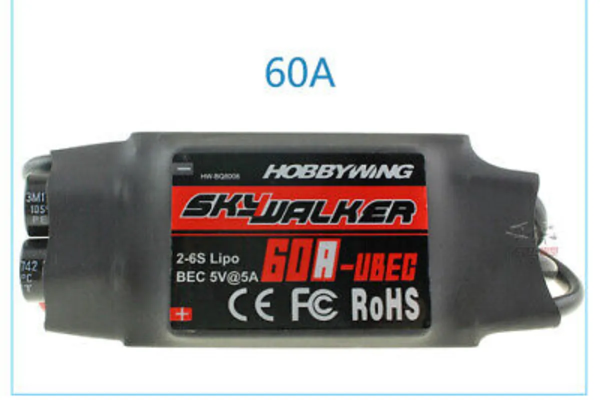 Original Hobbywing Skywalker 60A UBEC Brushless Speed Controller ESC For RC Drone Airplane