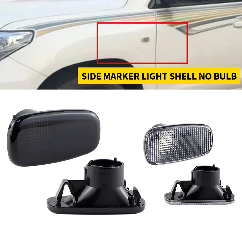

2Pcs Side Marker Light Cover No bulb For Toyota Prius Kluger Wish Land Cruiser 200 Prado 120 RAV4 Altezza Lexus IS300 8173053011
