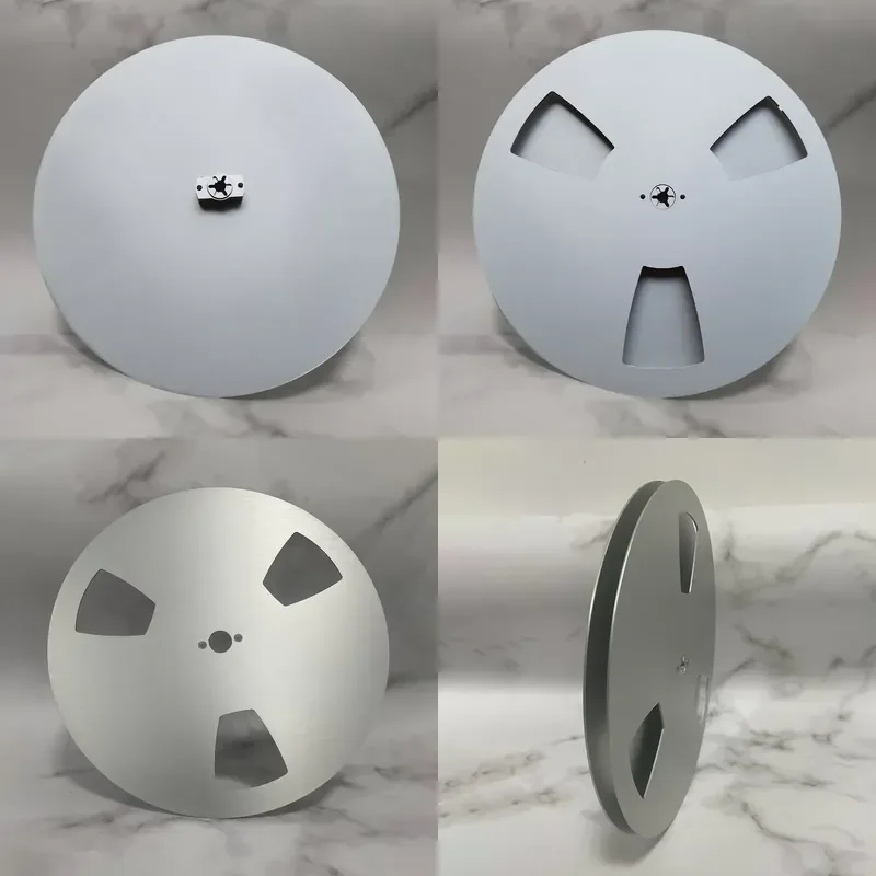 10インチテーププラッター（パンケーキ用）とアルミシルバープレート（リールツーリールテープレコーダー用、revox、studer、teac対応）