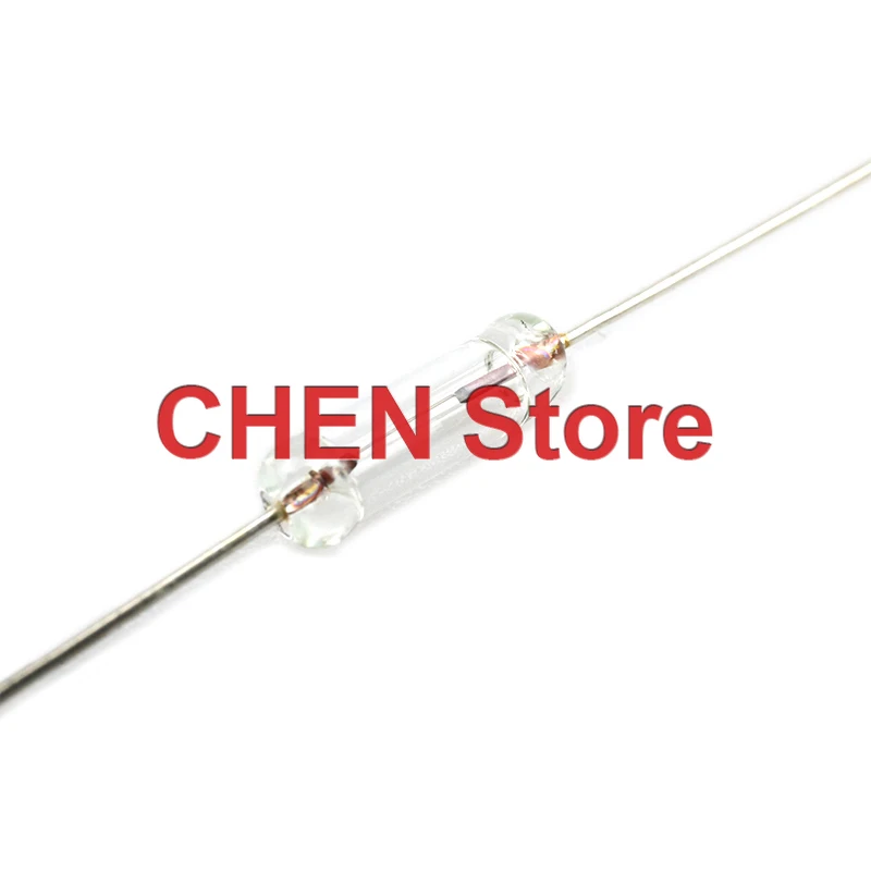 100PCS NEW 3X10 250V With Pin Glass Fuse Glass Sealed Tube 0.5 1A 1.5 2A 3A 5A Axial Fast Glass Fuse With Lead Wire 3*10