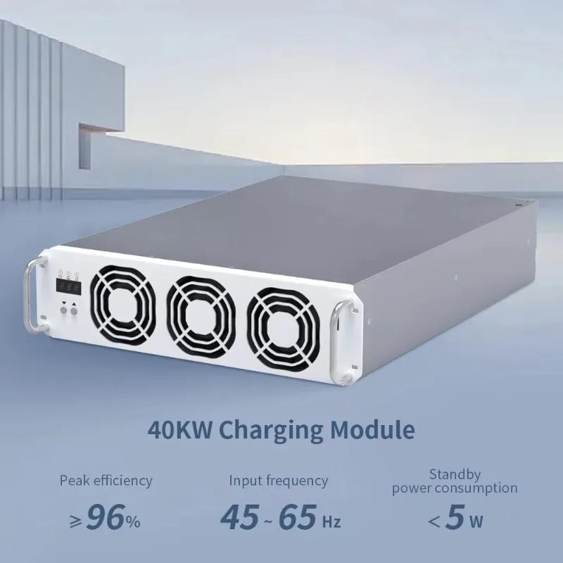 40KW Manufactured High Quality EV Charge Module AC DC High Power Converters Support OCPP in Stock Fast Delivery for Distribution