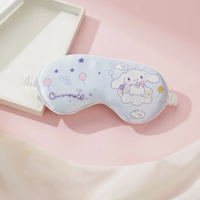 Sanrio Hello Kitty Portable Sleep Mask Cute Anime Cartoon Kuromi Cinnamoroll Siesta Shading Eye Protection Travel Patch Gifts