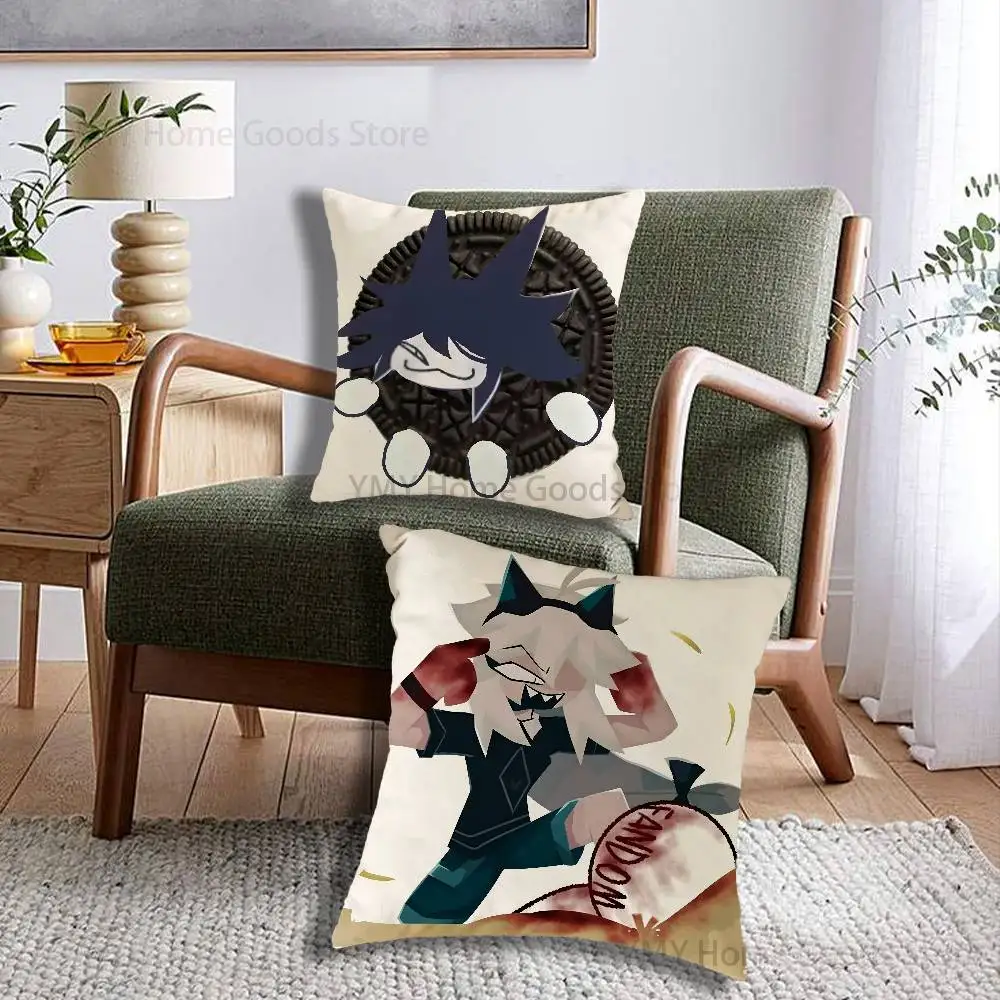 Oliver Agetha Engel Alice Circle FPE Print Throw Pillow Cover Square Cushion Case for Living Room Bedroom Decor