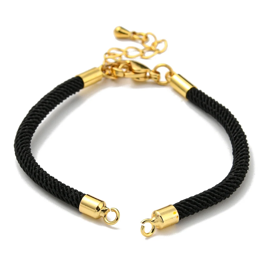 PandaHall 20-teiliges Nylon-Armband-Set, umweltfreundliche Messingbeschläge mit Karabinerverschlüssen für die Herstellung von DIY-Schmuckarmbändern – Detail 23