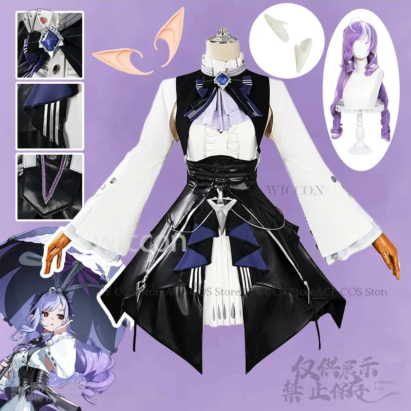 

NewZenless Zone Zero Косплей Вивиан Готическая Лолита Вампир Аниме Игровой Костюм Cutecore Jirai Kei Винтажное Платье Парики Cos 2025 New2