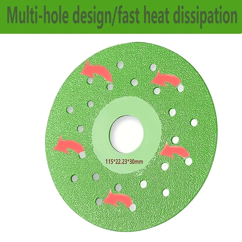 Новинка-6 шт. 4,5-дюймовый (115 мм) шлифовальный диск из каменной плиты с алмазной зернистостью для резки и шлифовки керамики, плитки и мрамора