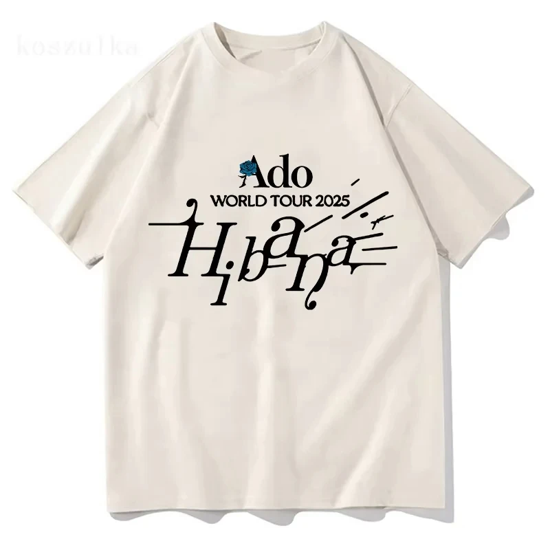 

2025 Popular Music Group Tour Printed Short-sleeved Two-dimensional Fan Exclusive Crew Neck High-quality Cotton Top Unisex