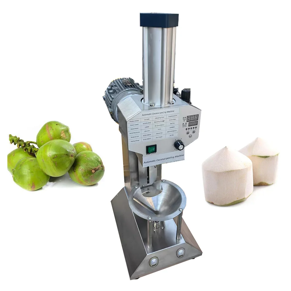 Commercial Green Coconut Peeler Processing Machine  Fruit & Vegetable Skin Peeling & Dehusking Machine