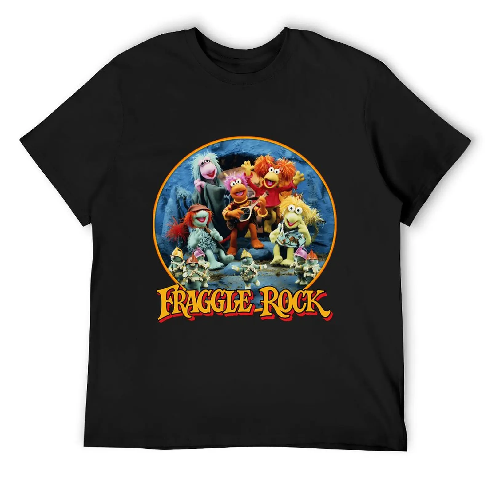

Fraggle Rock Vintage T-Shirt funny shirt cotton funny meme t-shirts blue lock summer top mens clothes