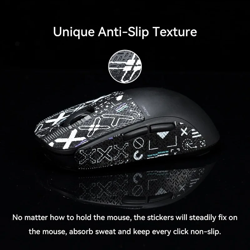 

For Logitech G304/G PRO Ultra‑Thin Anti‑Slip Sweat‑Absorbing Mouse Grip Tape – Gaming Sticker……