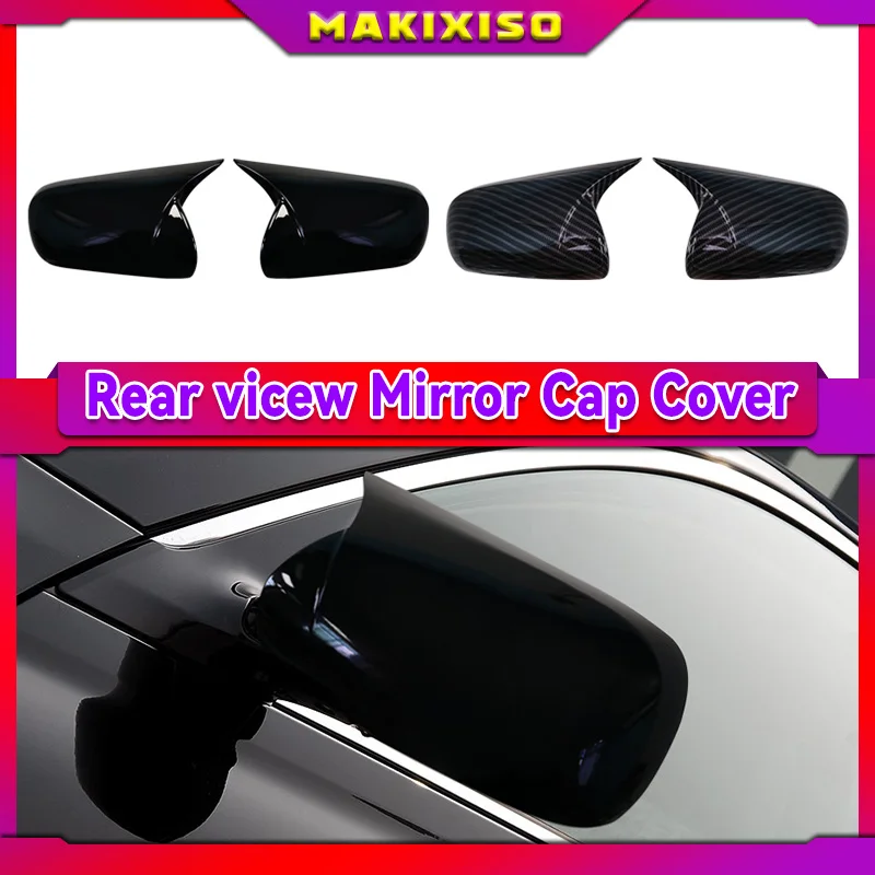 

2PCS For Toyota Mark X Reiz 2005-2007 Outside Side Rearview Mirror Cover Caps Wing Door Shell Housing