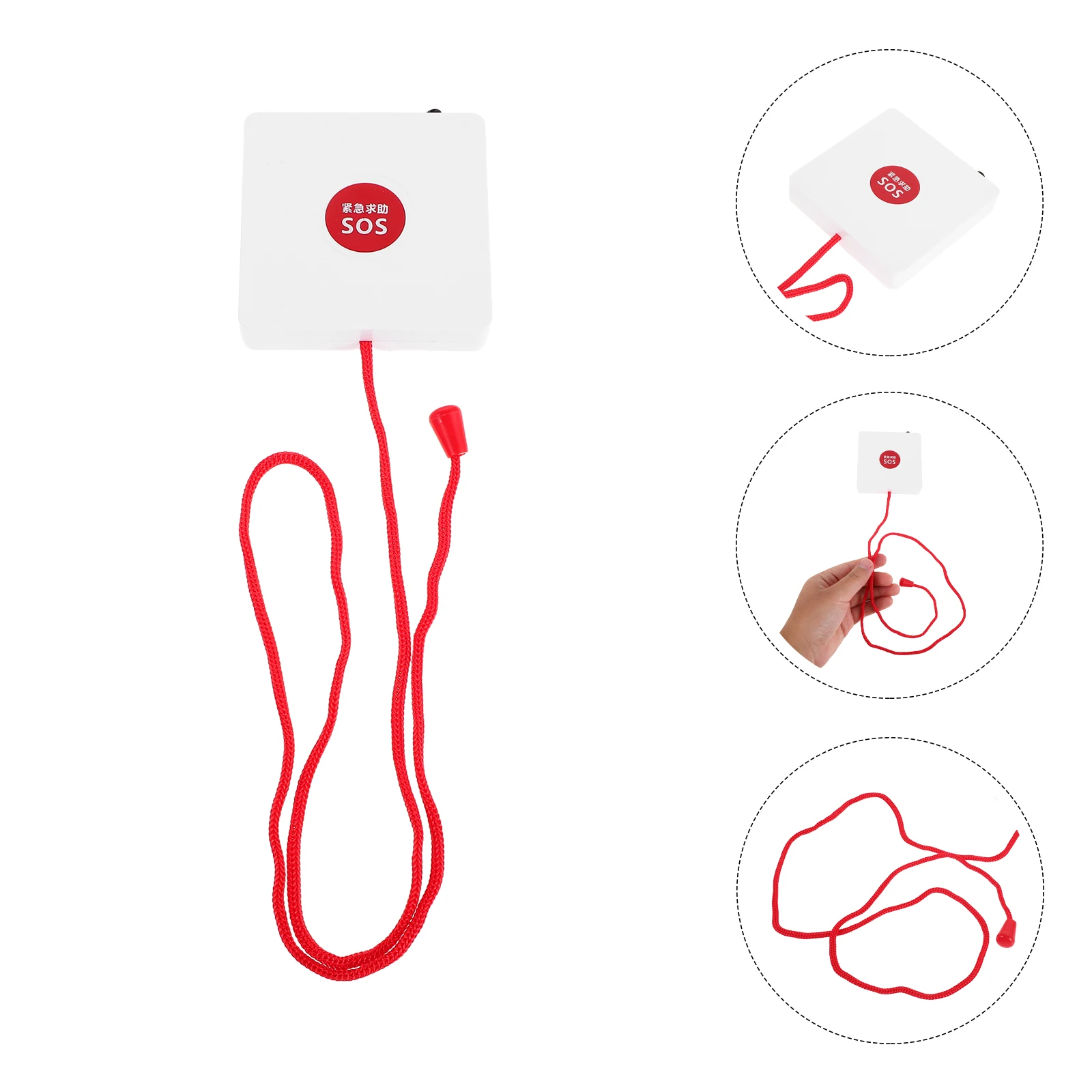 

Беспроводная кнопка экстренного вызова для пожилых людей, настенная, с кабелем - устройство для предотвращения падений