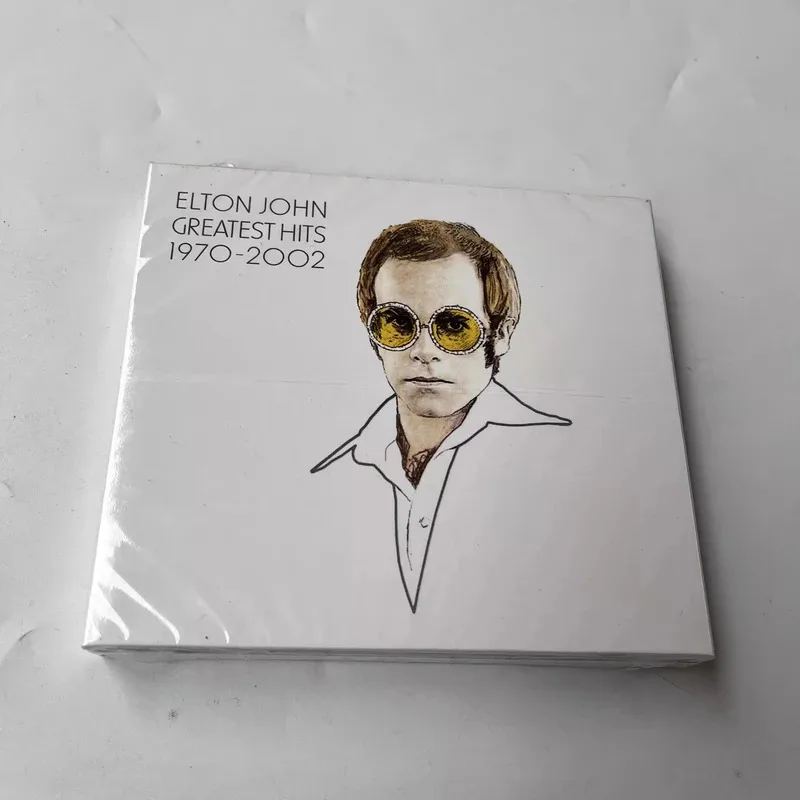 Clássico pop elton john música cd maiores sucessos 1970-2002 álbum sua música 3 pçs registro de música cosplay walkman carro soundtracks caixa