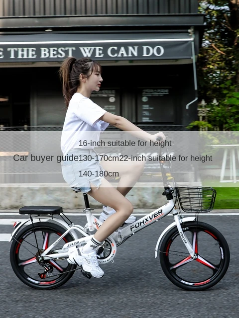 大人用折りたたみ自転車,20インチ,超軽量,可変速度,ポータブル,小型 - AliExpress