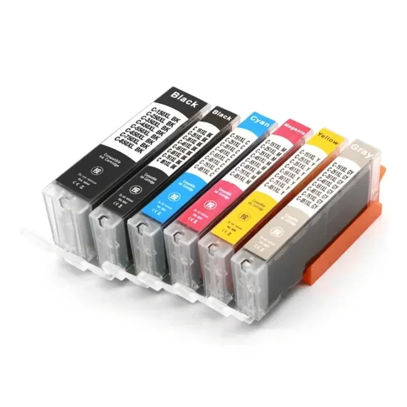 Совместимый картридж PGI-850 CLI-851 для принтера Canon PGI850 CLI851 PIXMA MG7580 IP7280 IP8780 MX728 MX928 IX6780 IX6880