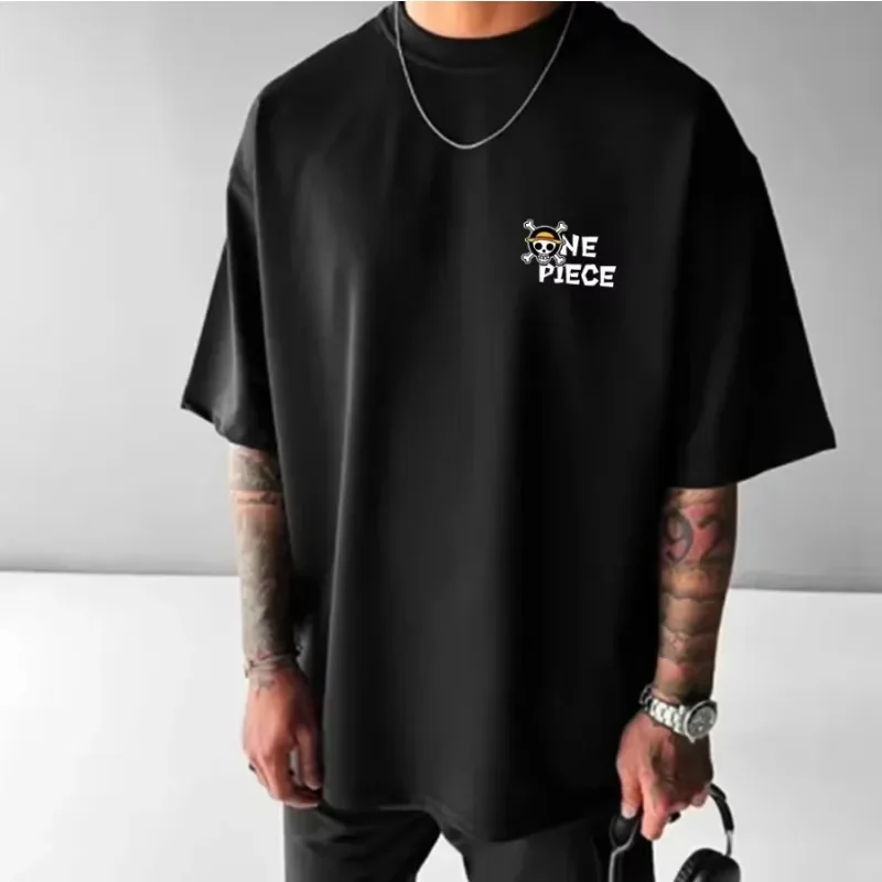 ワンピース アニメ周辺グッズ クラシックコミックTシャツ 半袖 クルーネック 2025年新作 夏 メンズ レディース カップル向け