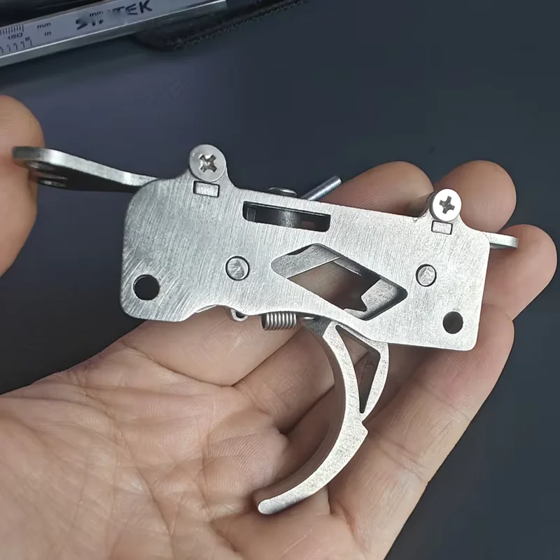 Spearfishing Mechanical Trigger Lock Switch, Stainless Steel Teak, Universal DIY Spear Release, Diving Fishing Gear Parts.