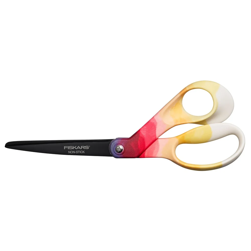 8 Inch Non-Stick Scissors High-Grade Stainless Steel Blades Ergonomic Handle Crafting Projects Everyday Use