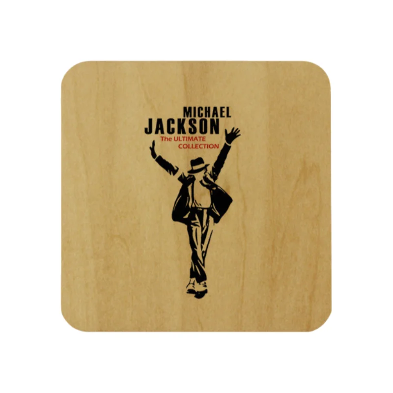 50PCS Blank Sublimation Wood Car Coaster Heat Transfer Square Coasters Pad k24