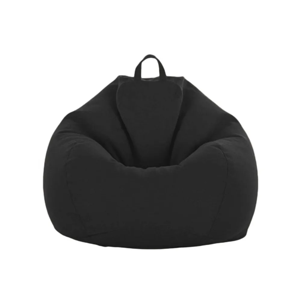Home Decoration Comfortable Bean Bag Chair Sofa Cover Removable Washable Lazy Sofa Cover Soft Breathable Puff Couch Cover Kids