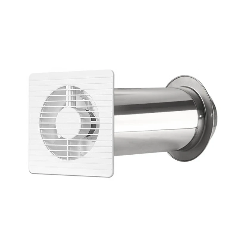 

Wall-through integrated exhaust fan duct