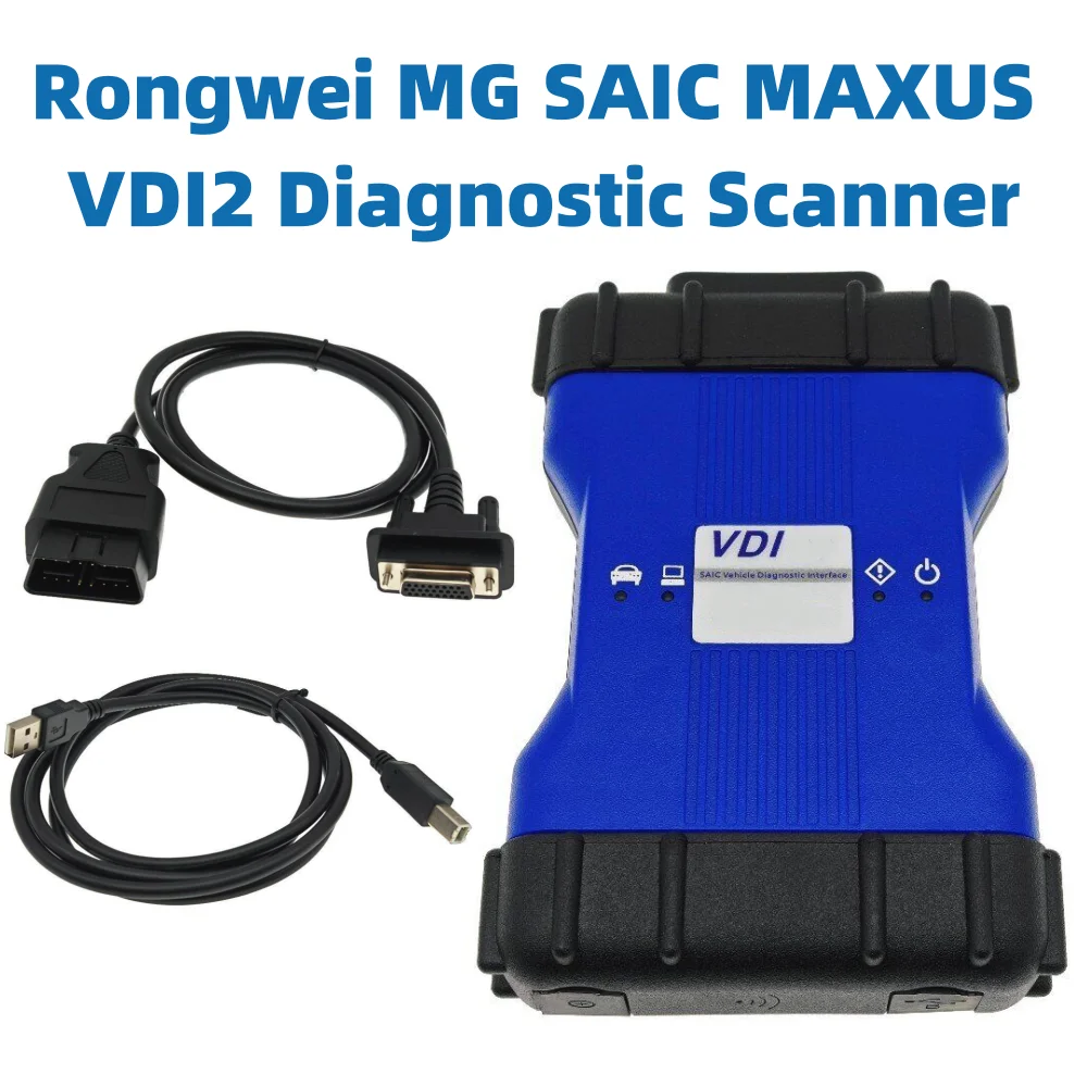 2024 High Quality Newest version of Rongwei M-G SAIC MAXUS testing equipment obd 2 cable VDI2 Diagnostic Scanner tools