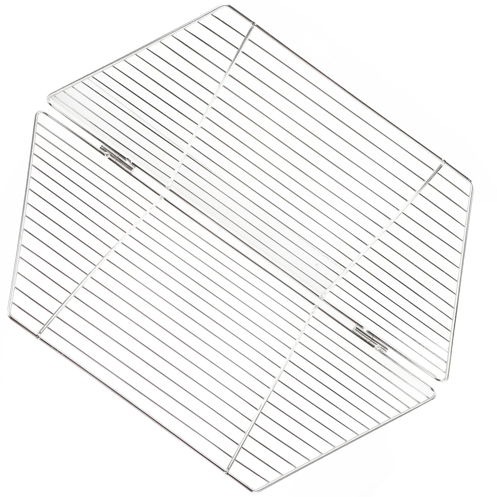 

Hexagon Bbq Mesh Grate Stove Resistant Barbecue Net Stainless Steel Cooking Rack Outdoor Grill Supplies Multifunction