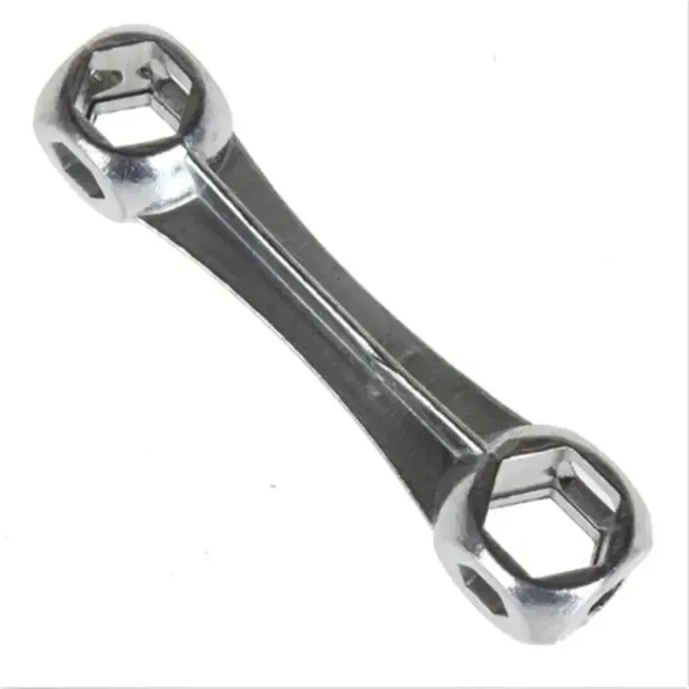 AliExpress NONE 1Pc 10 in 1 Galvanized Steel Hexagon Wrench Durable Bicycle Bike Repair Tool Bone Shape Hexagon Wrench Spanner 10 Holes Size 6-1